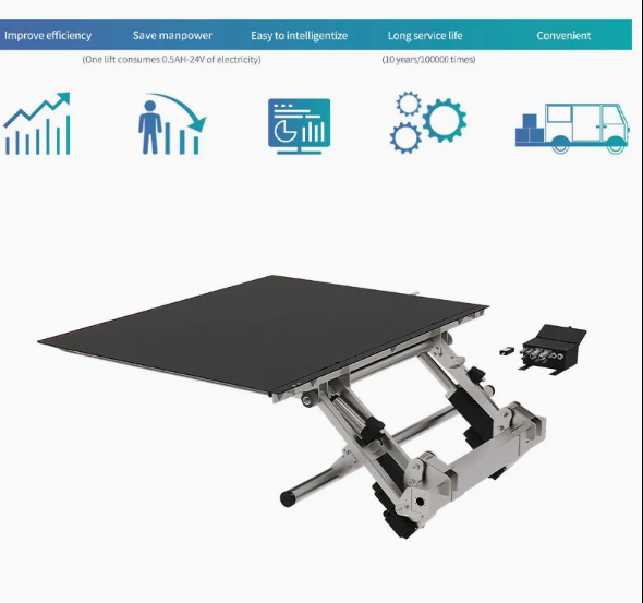 Flotta logistica Uso OEM Personalizzabile Furgone idraulico elettrico da 15 tonnellate Sollevatore Scarico Accessori per auto Sponda idraulica per camion Sponda idraulica per veicolo